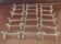 Set of 18 blown glass knife rests - Vintage