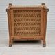 1960s, Danish design, highback armchair, furniture fabric, oak wood.