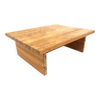 Table basse scandinave en pin, Suède, 1970