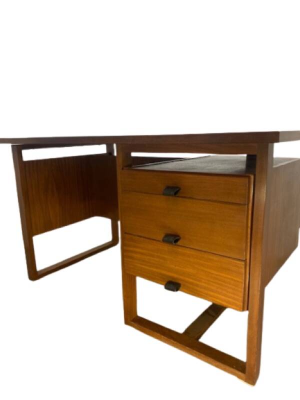 Wooden desk, 3 drawers, France 1960-1970