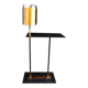 Modernist copper ashtray with shelf, 1960.