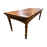 Cherry farmhouse table with 2 extensions