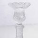 Pair of glass candlesticks