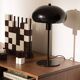 Savio mushroom table lamp - Black metal