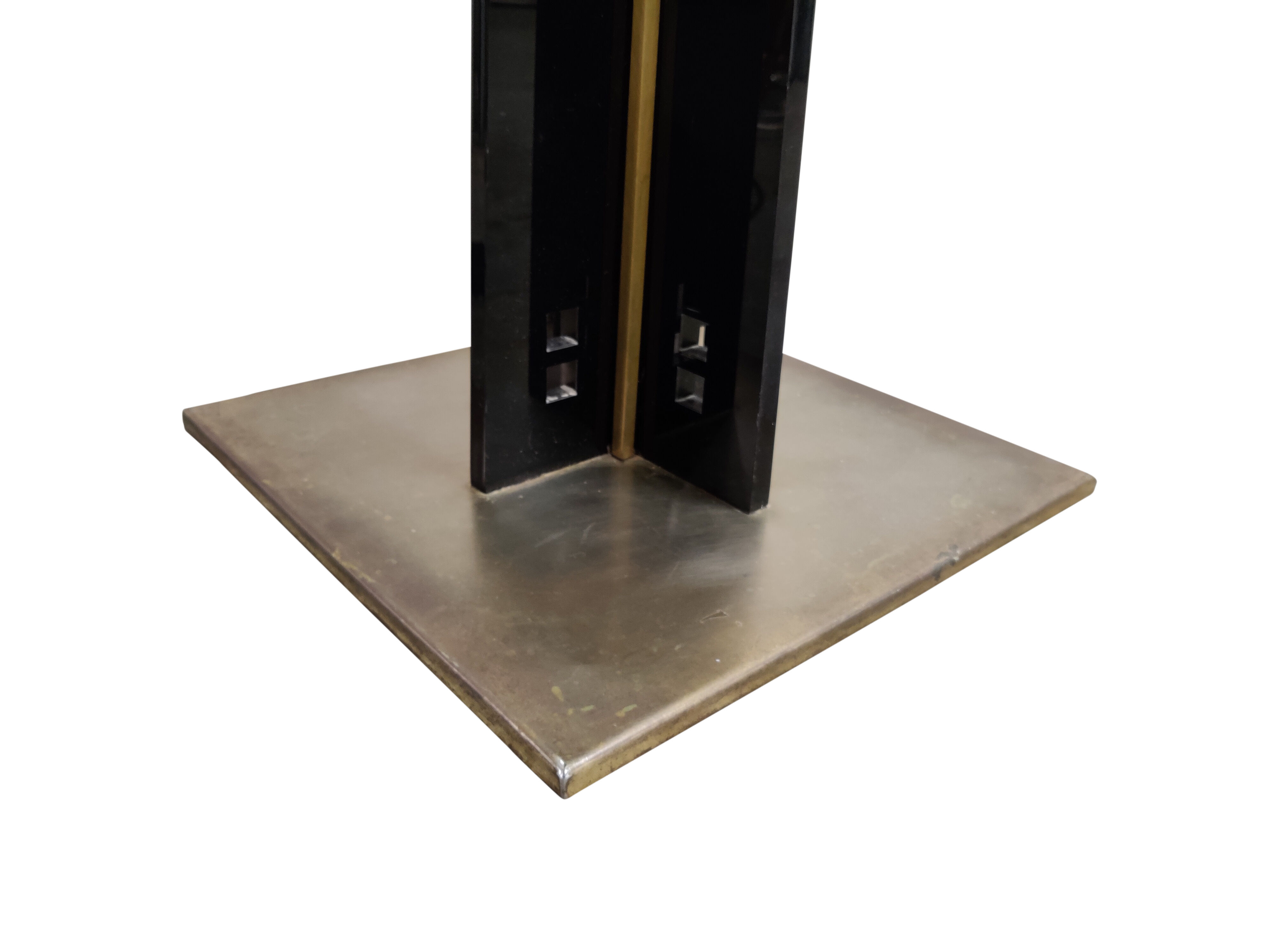 Lampadaire en laiton années 80