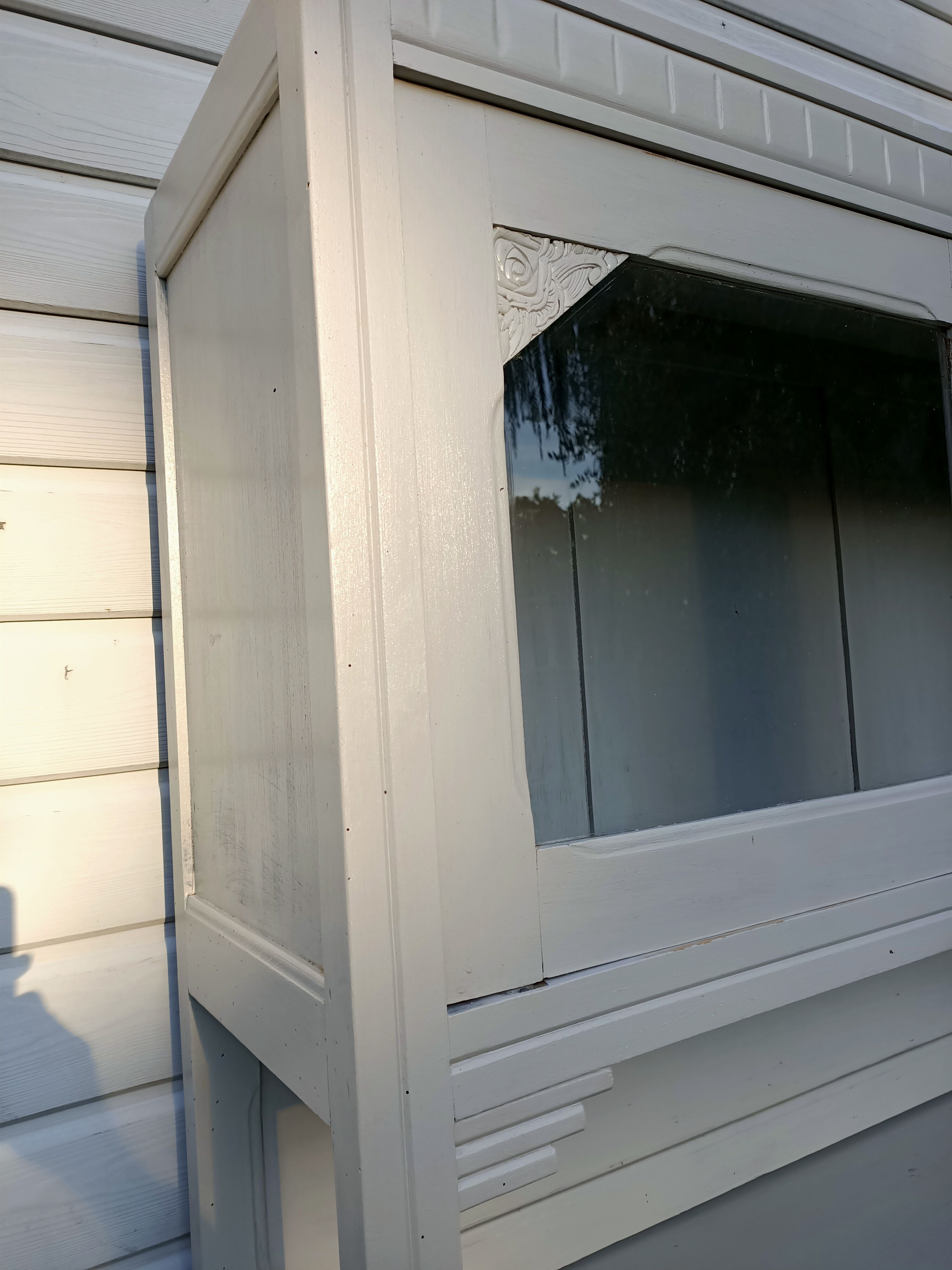 Sideboard 2 bodies in painted wood