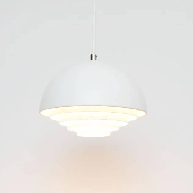 White Scandinavian lamp, Denamrk 90s