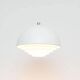 White Scandinavian lamp, Denamrk 90s