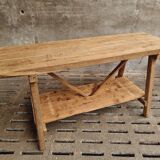Old work table kitchen island bar table oak