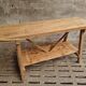 Old work table kitchen island bar table oak