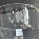 Dessert cup (compotier) with monogrammed light crystal top
