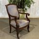19th Century Restoration Armchair in Mahogany