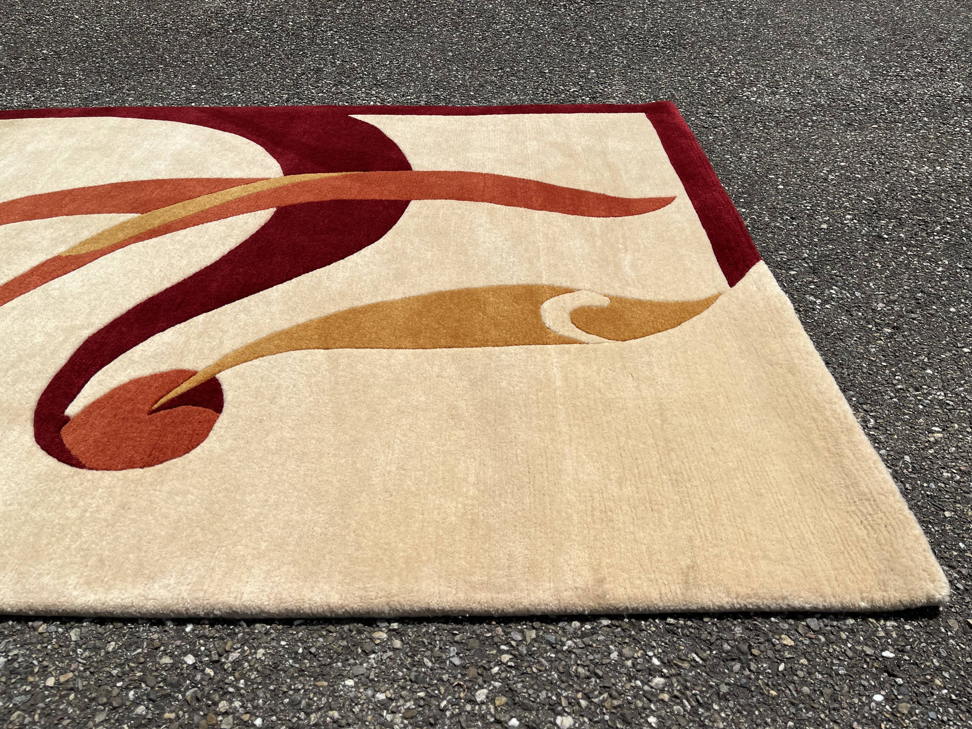 Aubusson rug by paulette née art rug 140x200cm