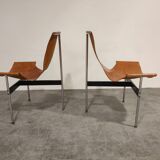 Pair of T Side Chairs by Katavolos, Littell & Kelley for Laverne International