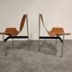 Pair of T Side Chairs by Katavolos, Littell & Kelley for Laverne International