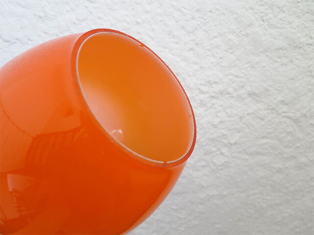 Targetti Sankey orange opaline hanging lamp