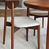 Set of 6 Teak chairs by Harry Østergaard Model 58