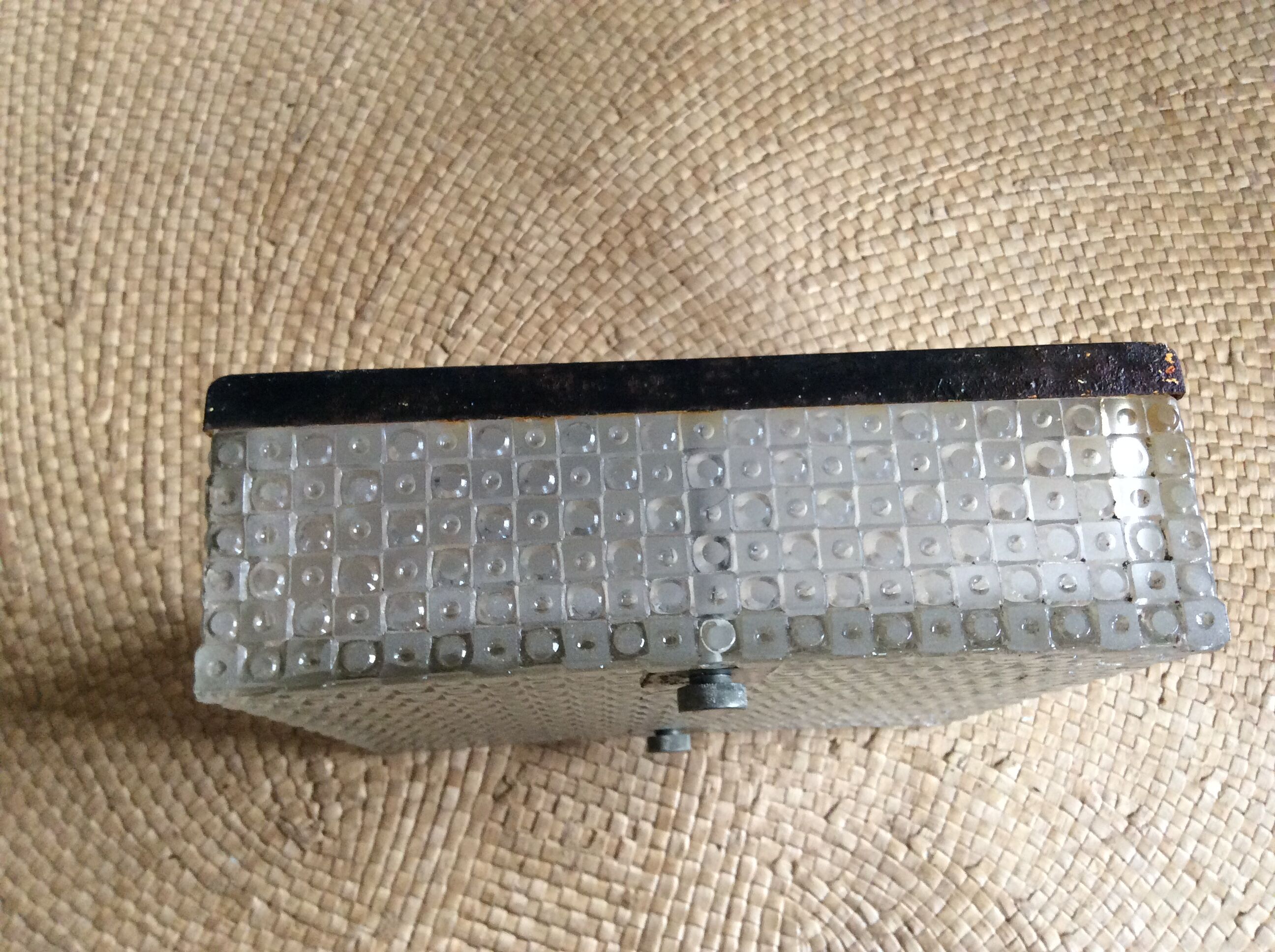 Vintage square applique