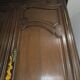 Lorraine wardrobe in solid oak from the 18th century.