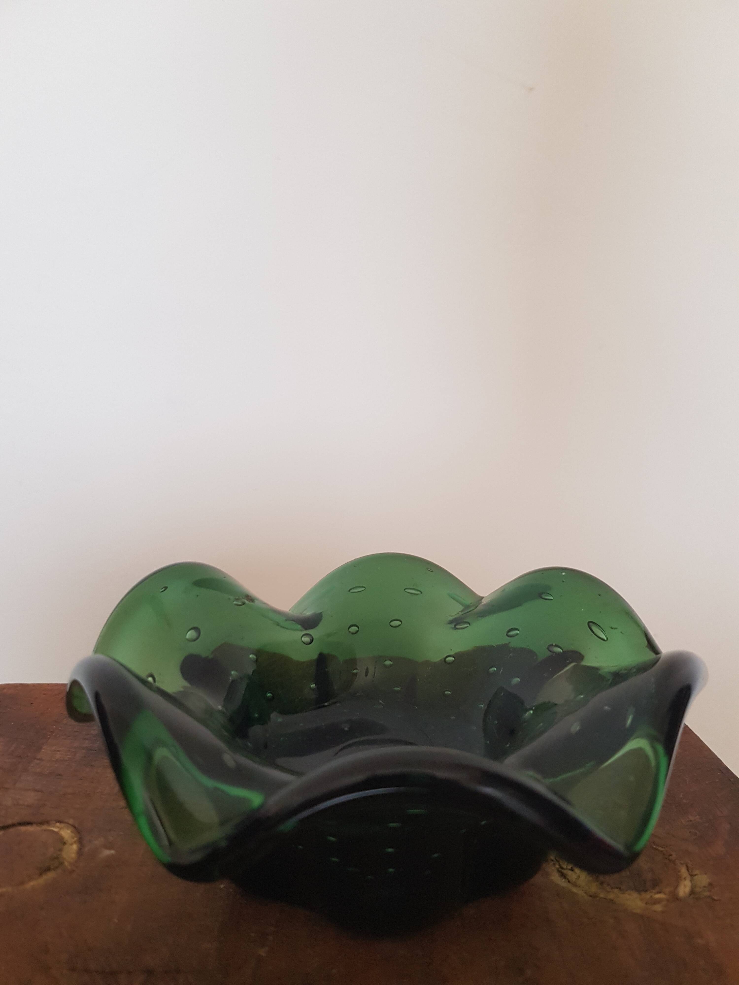 Cendrier en verre de murano