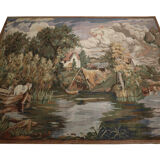 Tapis mural de tapis de tapis tissé à la main tissé à la main - 91x137cm