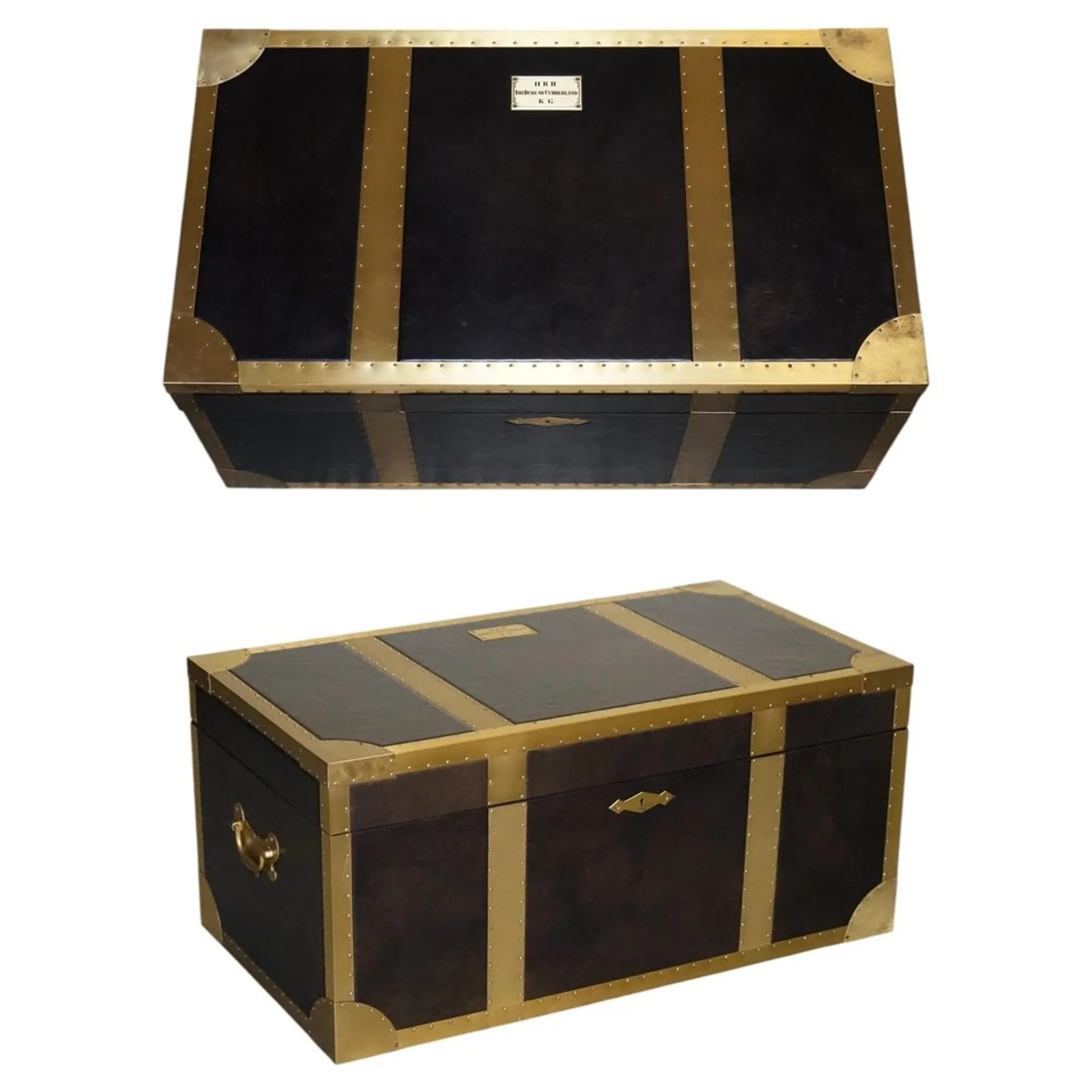 Cumberland Storage Chest with Red Velvet Lining by Timothy Oulton
