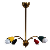 Lustre Spoutnik 4 branches années 60
