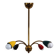 Lustre Spoutnik 4 branches années 60