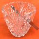 1970s Ice bucket, cut crystal with geometric design