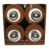 Disco model wall lamp; Oxar from the 70s