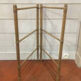Wooden towel rack