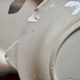 Set of 12 vintage pink and gray fish-shaped plates - Digoin