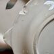 Set of 12 vintage pink and gray fish-shaped plates - Digoin