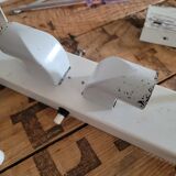 Bubble molded glass wall lamp