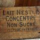 Caisse en bois Nestlé