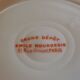 Tea service coffee porcelain Limoges Émile Bourgeois old 19th 20th