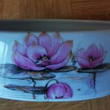 Saucière bol verseur porcelaine Limoges qualité Tharaud nénuphar vintage