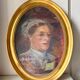 Antique Portrait Oil Painting With Wooden gilded frame 58cm x 45cm
