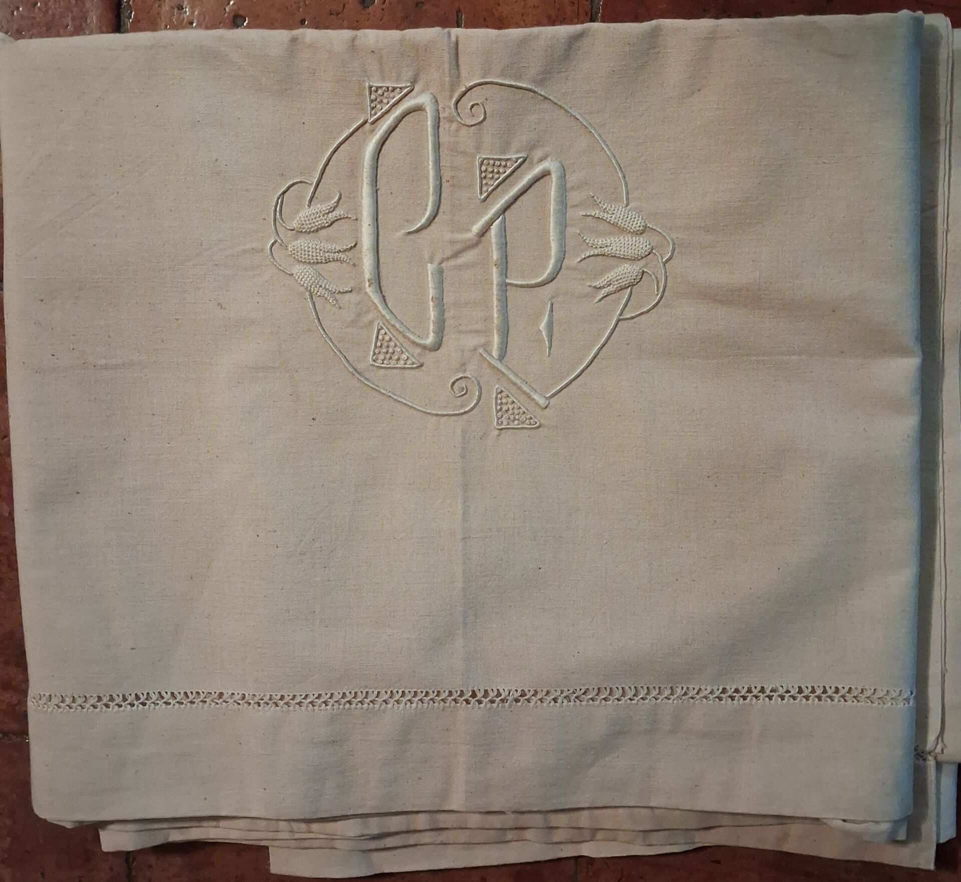 Monogrammed PC towel