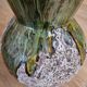 Vase vert olive et fat lava crème chantrier sauzelles