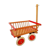 Vintage wooden toy wagon