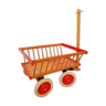 Vintage wooden toy wagon