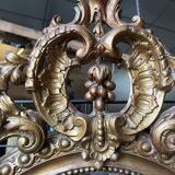Napoleon III Style Golden Oval Mirror