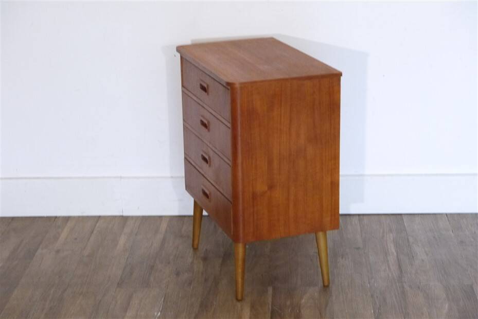 Commode vintage scandinave en teck 1960