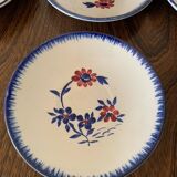 Gien earthenware coffee cups, Marius model.