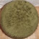 Pouf coffre en moumoute de couleur vert vintage rétro 1960