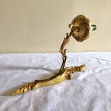 Art Deco brass wall lamp