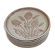 Beige stoneware plates