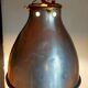 Suspension lampshade bell in vintage aluminum