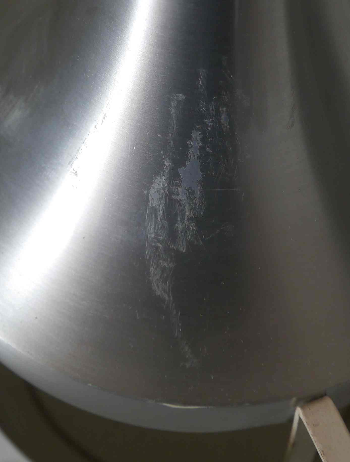 Suspension 70's Scandinavian style brushed aluminum